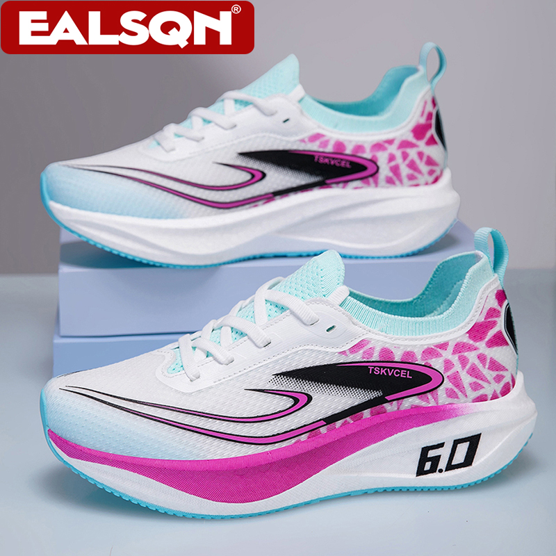 Breathable Mesh Athletic Shoes - รองเท้าวิ่งสำหรับผู้ชาย รองเท้าออกกำลังกายกลางแจ้ง รองเท้าผ้าใบสำหรับวิ่งจ็อกกิ้ง กันลื่น น้ำหนักเบา สวมใส่สบาย