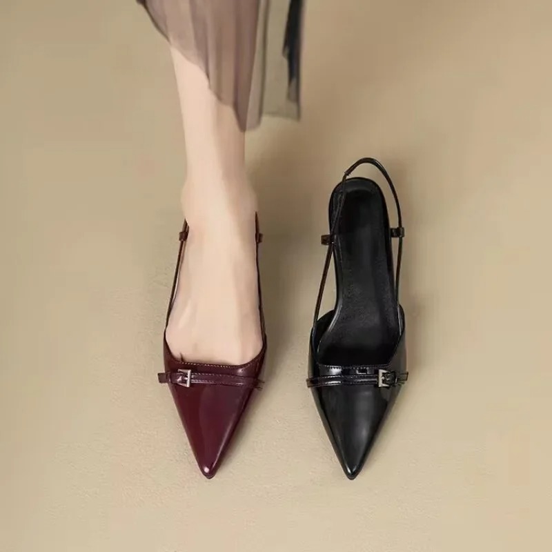 รองเท้าแตะผู้หญิงแฟชั่นส้นเตี้ - Sandals บทวิจารณ์และราคา